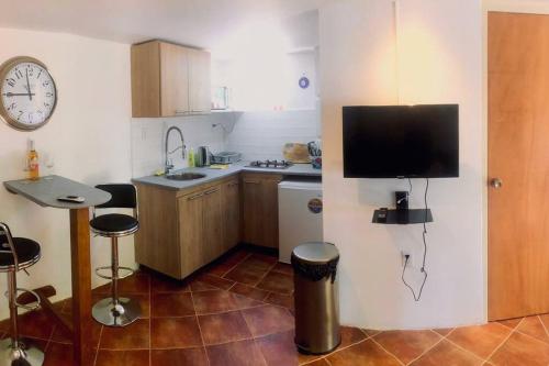 Cuina o zona de cuina de Beautiful apartment