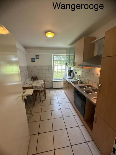 Dapur atau dapur kecil di Haus Tunix Hunde sind herzlich willkommen