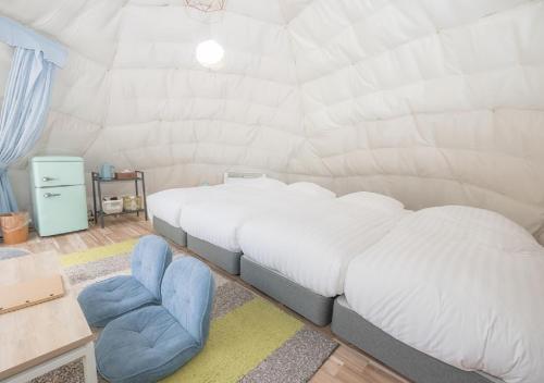 Cama o camas de una habitación en Nasu Hamirunomori