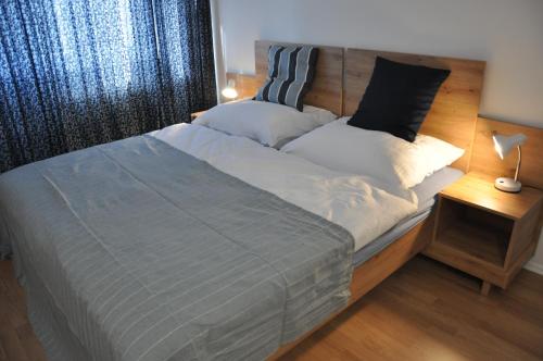 Postel nebo postele na pokoji v ubytování Pohoda apartmán Třeboň