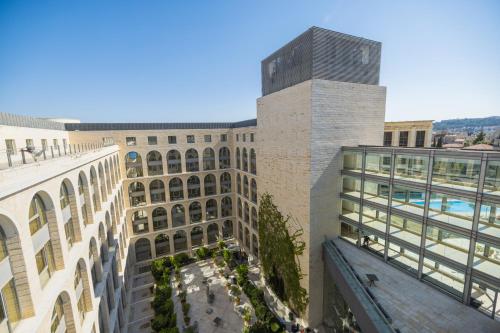 an aerial view of a building at Grand Court Hotel in Jerusalem