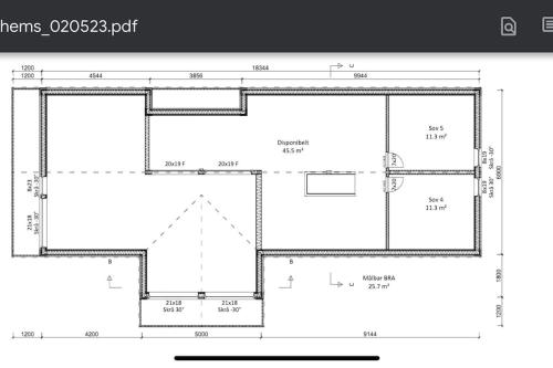 New chalet with great viewの見取り図または間取り図