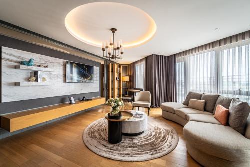 Ruang duduk di Sofitel Istanbul Taksim