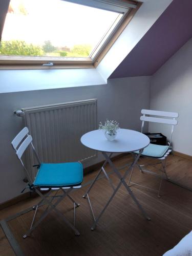 Posezení v ubytování La maison de Nati