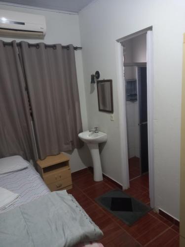 Koupelna v ubytování Pousada dos Viajantes