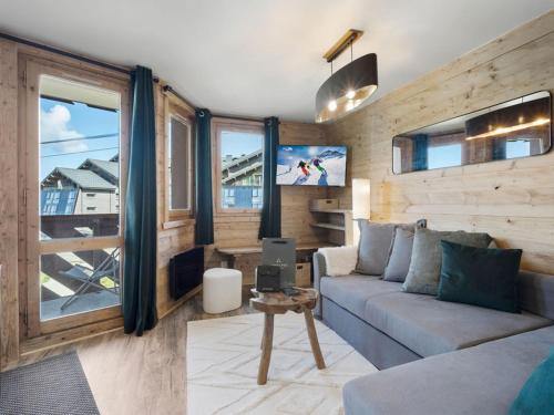 Appartement ski aux pieds avec balcon et animaux admis