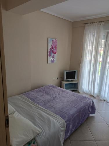 Katil atau katil-katil dalam bilik di Tzikas apARTments