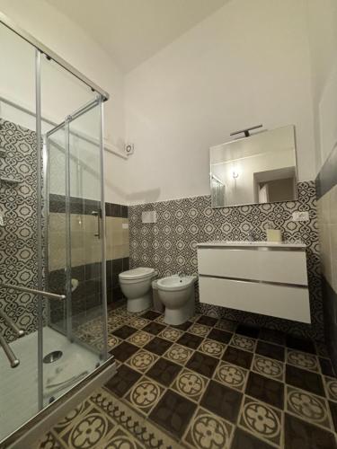 Koupelna v ubytování Immacolata Rooms