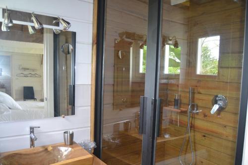 Ένα μπάνιο στο Nathylodge