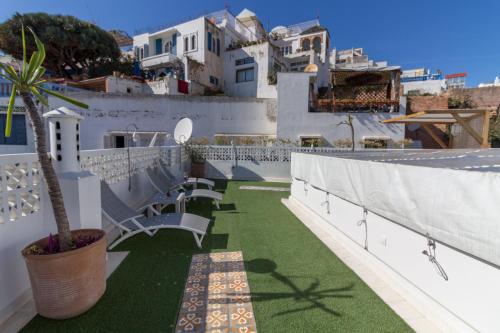 El edificio en el que está la casa de huéspedes