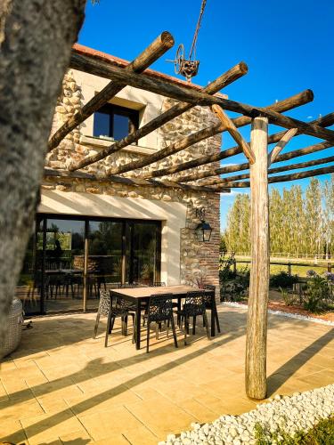 Αίθριο ή υπαίθριος χώρος στο au milieu des vignes