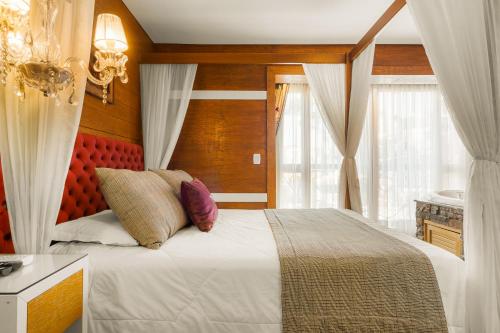 Hotel Cabanas Tio Müllerにあるベッド
