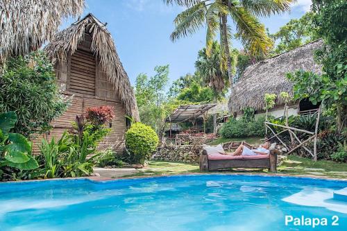 Πισίνα στο ή κοντά στο Ecolodge Tubagua Puerto Plata