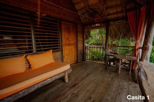 Μπαλκόνι ή βεράντα στο Ecolodge Tubagua Puerto Plata