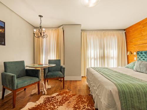 Hotel Cabanas Tio Müllerにあるベッド