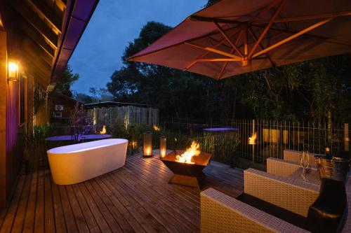 Hotel Cabanas Tio Müllerにある庭