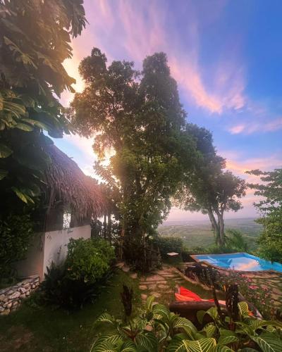 Πισίνα στο ή κοντά στο Ecolodge Tubagua Puerto Plata