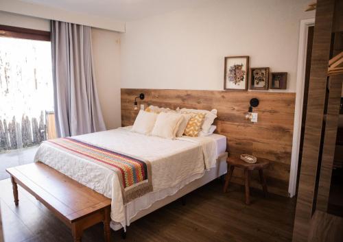 Postel nebo postele na pokoji v ubytování Casa com 5 suítes, sauna, piscina e área gourmet