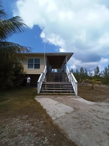 a house with stairs leading up to it at Scena's Place in Alice Town