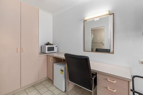Η κουζίνα ή μικρή κουζίνα στο Motel Miramar