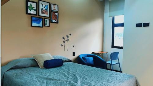 Ένα ή περισσότερα κρεβάτια σε δωμάτιο στο Apartamento Lujoso en zona 10, Grande