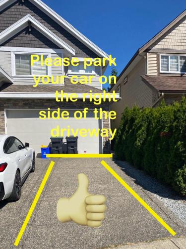 a picture of a house with a thumb up at Langley Heights 2 Bedrooms Sweet Suite in Langley