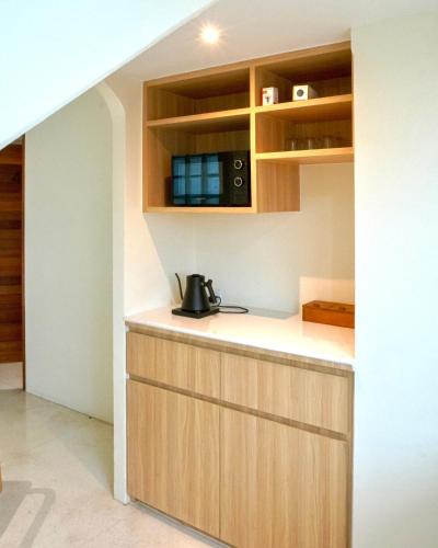 Dapur atau dapur kecil di Suneta Hostel Chiangmai