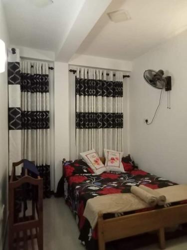 Postel nebo postele na pokoji v ubytování Devil mountain villa