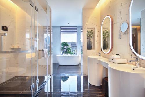 Koupelna v ubytování 桂林桂花树下酒店 Guilin Osmanthus Tree Resort