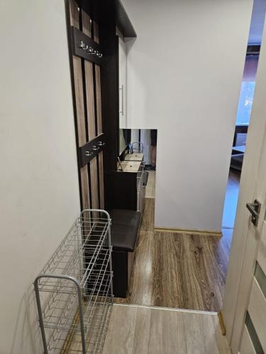 Η κουζίνα ή μικρή κουζίνα στο Comfy apartment in the center of the city