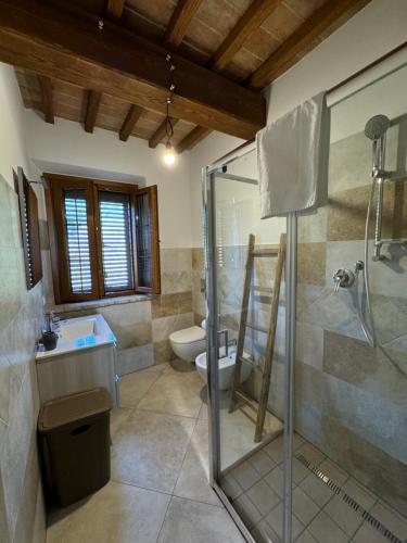 Koupelna v ubytování Villa aquila