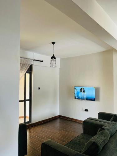 Posezení v ubytování Uwera Homes