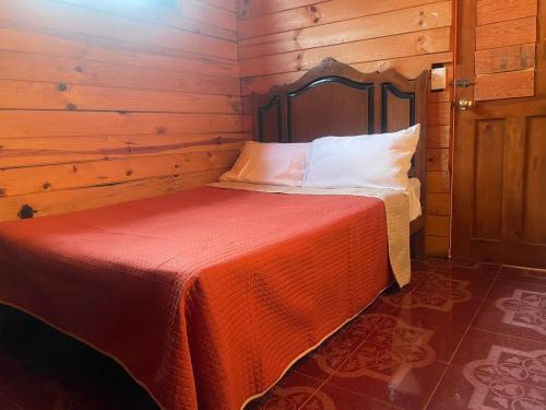 Postel nebo postele na pokoji v ubytování Linda Vista 5