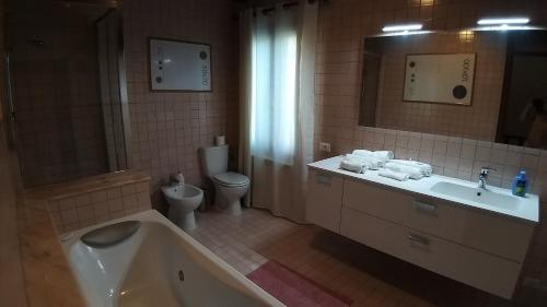 Koupelna v ubytování B&B Villa Trotter