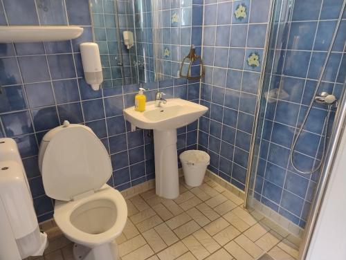 Koupelna v ubytování Holms Motel Larvik