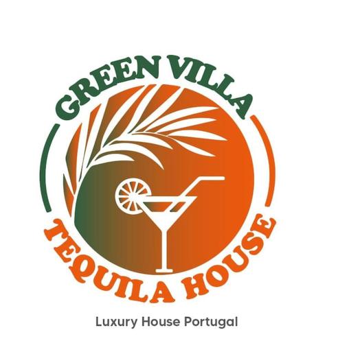 a logo for a green villa guillaume hotel at Tequila House - Luxury House in Portugal in Mariquiteira