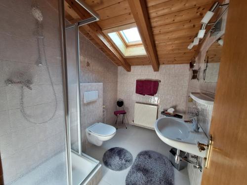 Koupelna v ubytování Appartement Anita