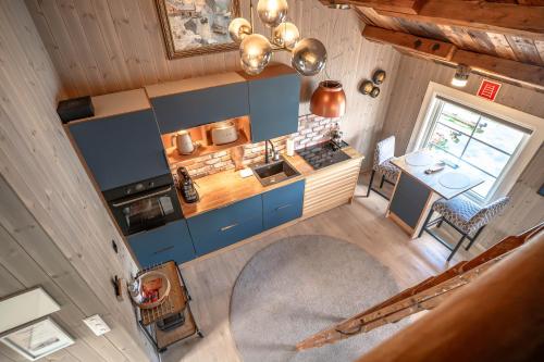 Η κουζίνα ή μικρή κουζίνα στο Lofoten suite apartments - Rostad Retro Rorbuer