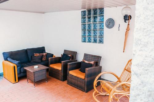 Ruang duduk di GADD Ferienwohnung # 002 Glück an der Donau # Best Elegant Suite 24#7 Check in