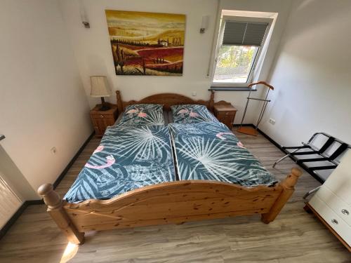 Katil atau katil-katil dalam bilik di B&B’s im Aischgrund