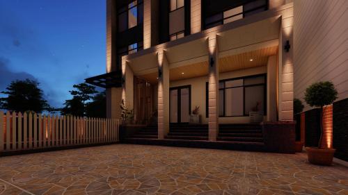 Bangunan di mana terletaknya hotel