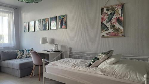 Posteľ alebo postele v izbe v ubytovaní Silver Lodge Apartments Eger
