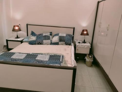 Postel nebo postele na pokoji v ubytování كمبوند الحى الايطالى بحدائق اكتوبر, Charm cozy heaven
