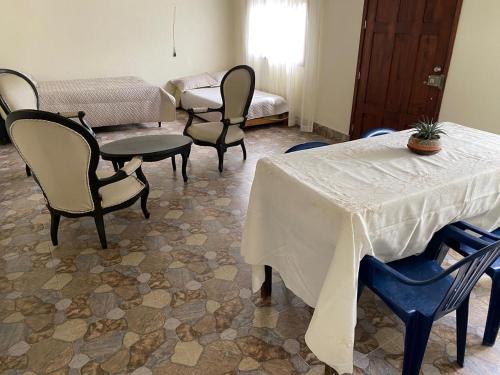 Χώρος καθιστικού στο La Posada De Ivoncita