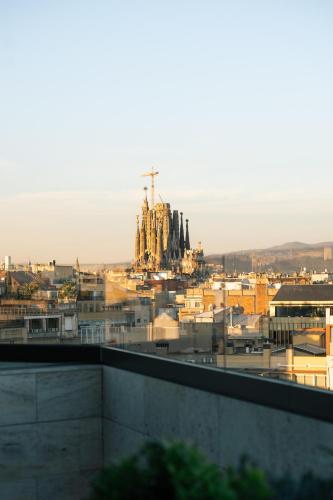 a view of a city from the roof of a building at Almanac Barcelona in Barcelona
