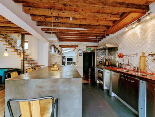 Η κουζίνα ή μικρή κουζίνα στο COCON zen et naturel juste à côté de Paris