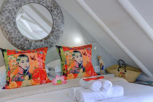 Katil atau katil-katil dalam bilik di Pearl Moon Boutique Suites