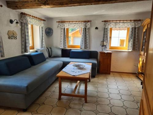 Posezení v ubytování Ferienhaus Beringer am Kallbach
