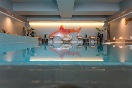 Swimmingpoolen hos eller tæt på Vista Marina Apartamentos Turisticos