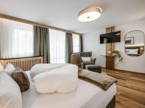 Televisyen dan/atau pusat hiburan di Alpenapartments